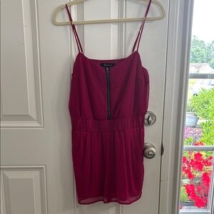 Forever 21 Pink Romper Adjustable Straps Size Medium